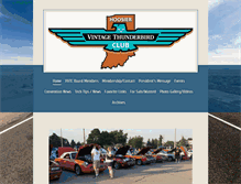 Tablet Screenshot of hoosierthunderbird.com